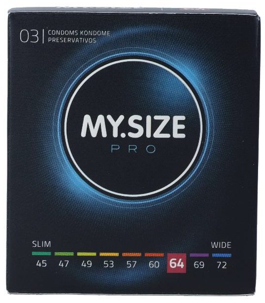 MySize -  MY.SIZE PRO 64 3er Kondom, 3 Stück