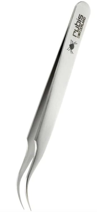 Rubis Zeckenpinzette, Inox