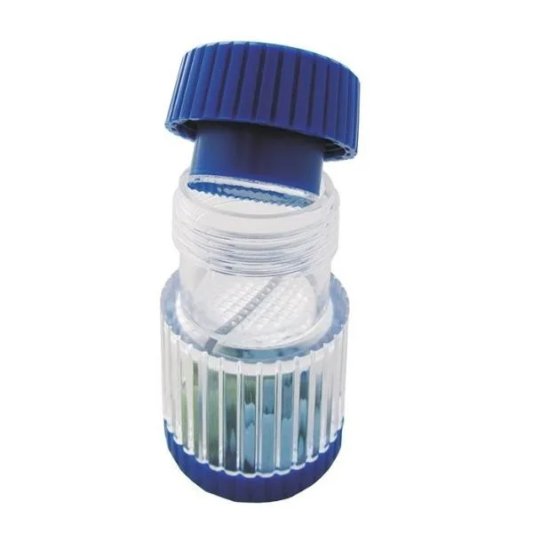 SUNDO Tablettenmörser Schraubdeckel blau-transparent (1 Stk)