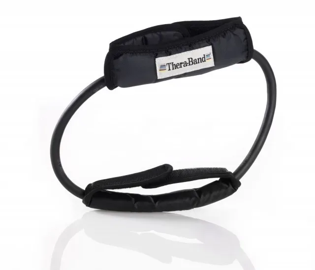 TheraBand Tubing Loop schwarz spezial stark (1 Stk)