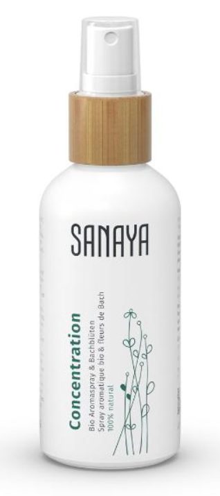 SANAYA Aroma & Bachblüten Spray Concentration Bio (100ml)