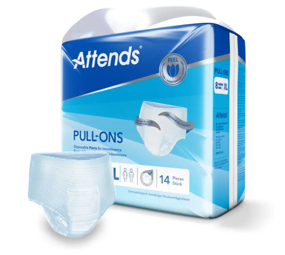 Attends Pull Ons 8, Grösse XL, 130-170cm (14 Stk)