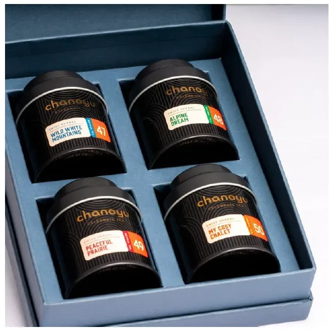 chanoyu Bio Tee Set Swiss Box (4-teilig)