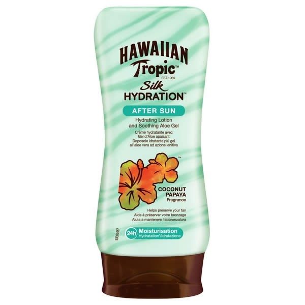 Hawaiian Tropic Silk Hydration After Sun Hydrating Lotion and Soothing Aloe Gel 180ml