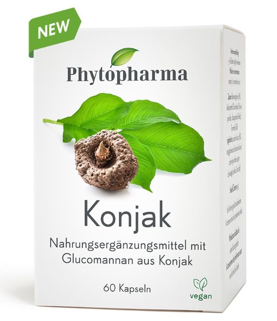 Phytopharma - Konjak Kapseln, 60 Stück