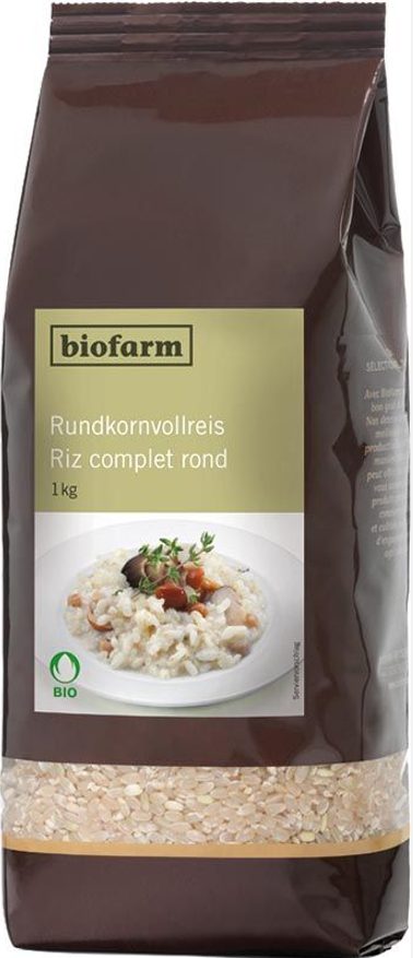 biofarm Rundkornvollreis Knospe (1kg)