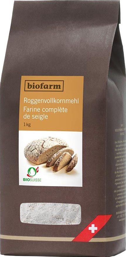 biofarm Roggenvollkornmehl Knospe (1kg)