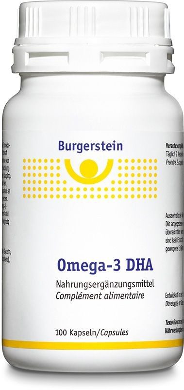BURGERSTEIN Omega-3 DHA Kaps 100 Stk