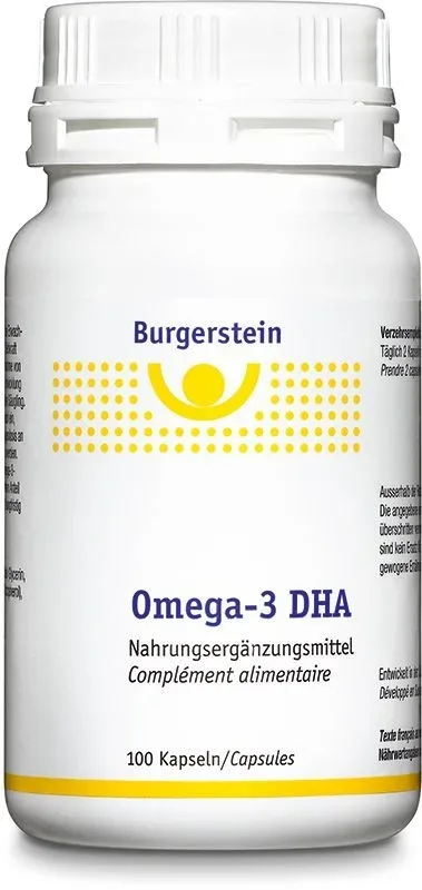 BURGERSTEIN Omega-3 DHA Kaps 100 Stk