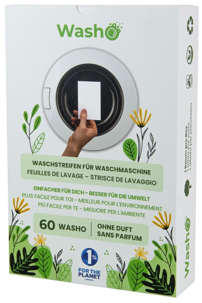 Washo Waschstreifen ohne Duft (60 Stk)