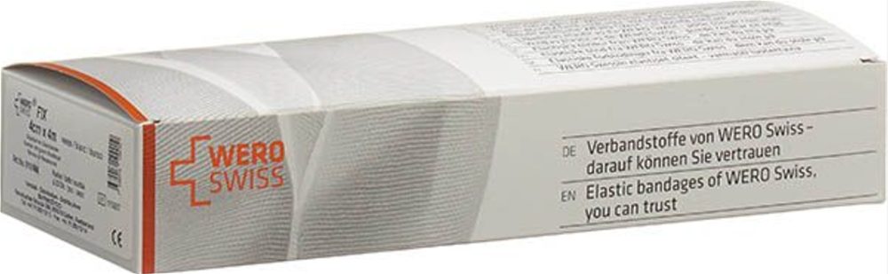 WERO SWISS Fix elastische Gazebinde 4mx4cm weiss (20 Stk)