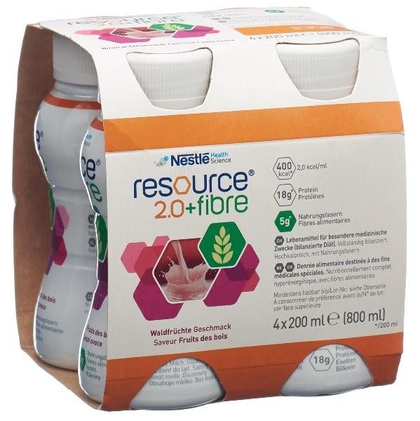Resource 2.0 Fibre Drink Waldfrüchte (4x200ml)