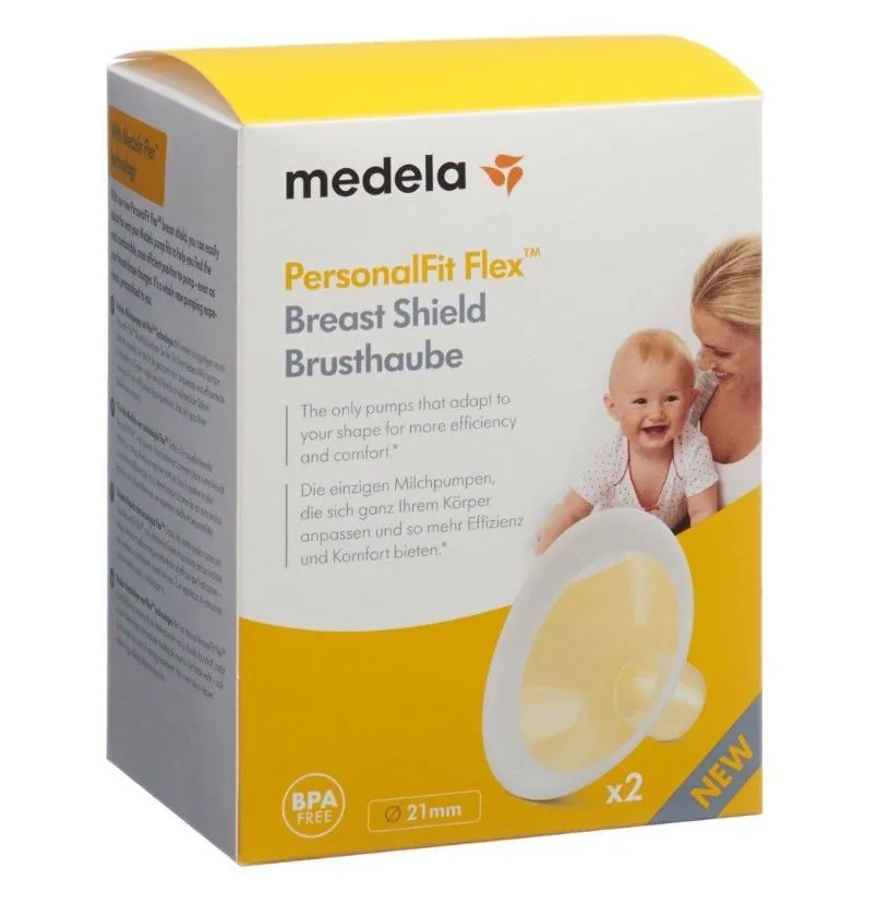 medela PersonalFit Flex Brusthauben, Small, 21mm (2 Stk)