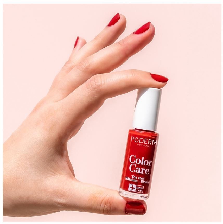 Poderm Vernis Color Care 253 Rouge Allure (8ml)