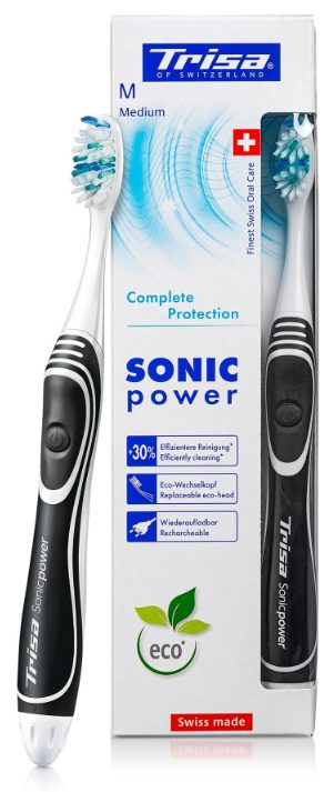 Trisa - Zahnbürste Sonicpower Complete Protection Medium Akku Zufallsauswahl, 1 Stück
