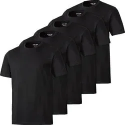Otto Kern 5er Pack Herren T-Shirts Rundhals, 100% Baumwolle