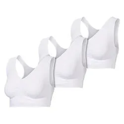 Patsy & Lou 3er Pack Damen Sport-BHs