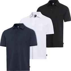 Otto Kern 3er Pack Herren Poloshirts Regular-Fit