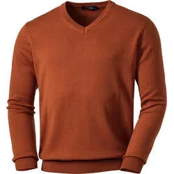 Royal Spencer Herrenpullover Kaschmir-Seide mit V-Ausschnitt