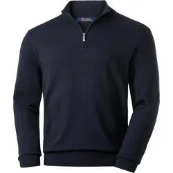 Royal Spencer Herrenpullover Kaschmir-Seide mit Zipp