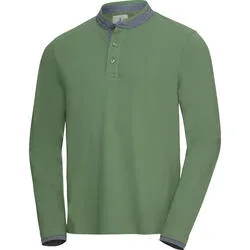 Stone Rich Herren Henley Shirt langarm