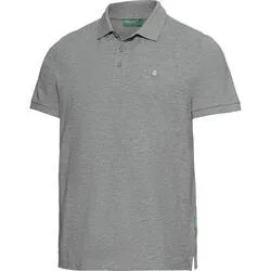 Benetton Poloshirt kurzarm unisex, unifarben aus 100% Baumwolle 