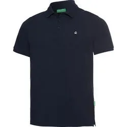 Benetton Poloshirt kurzarm unisex, unifarben aus 100% Baumwolle 