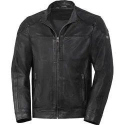 Ross&Cole Herren Lederjacke mit Stehkragen