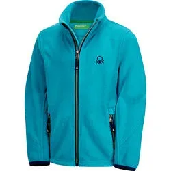 Benetton Kinder Fleecejacke, atmungsaktiv und schnelltrocknend