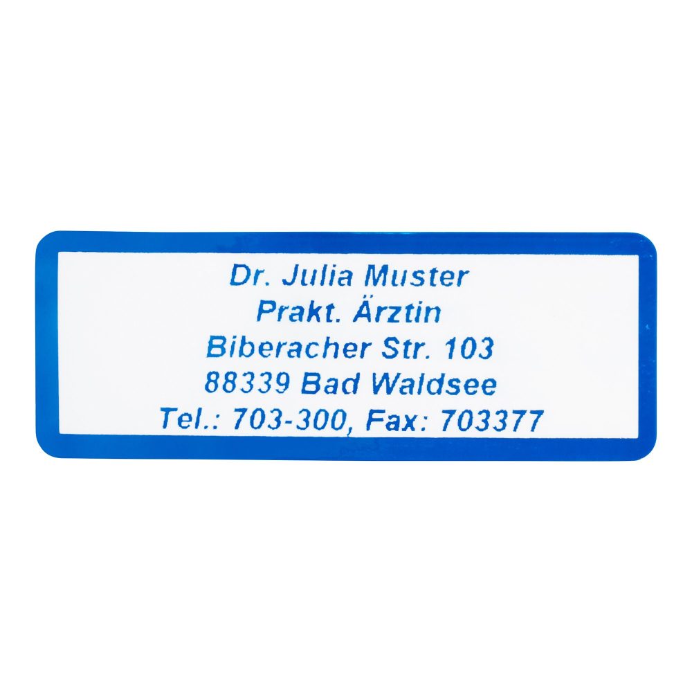 Namensaufkleber 