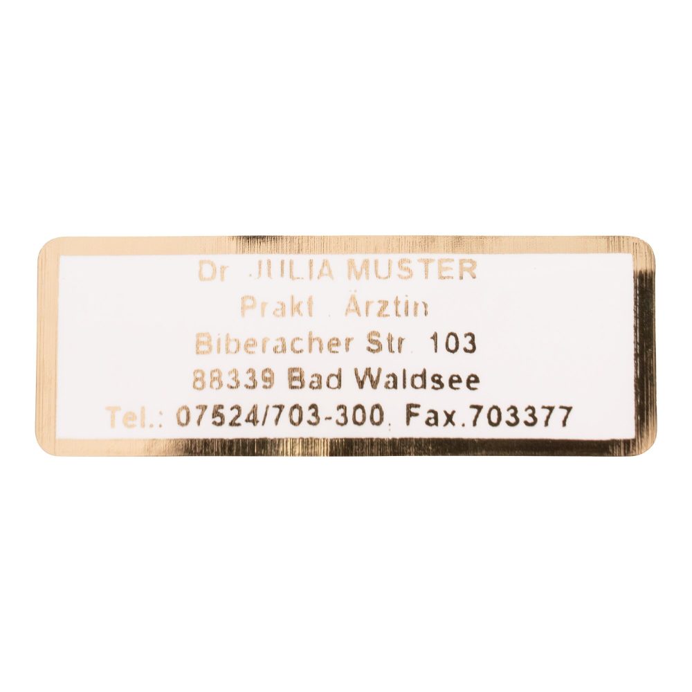 Namensaufkleber 