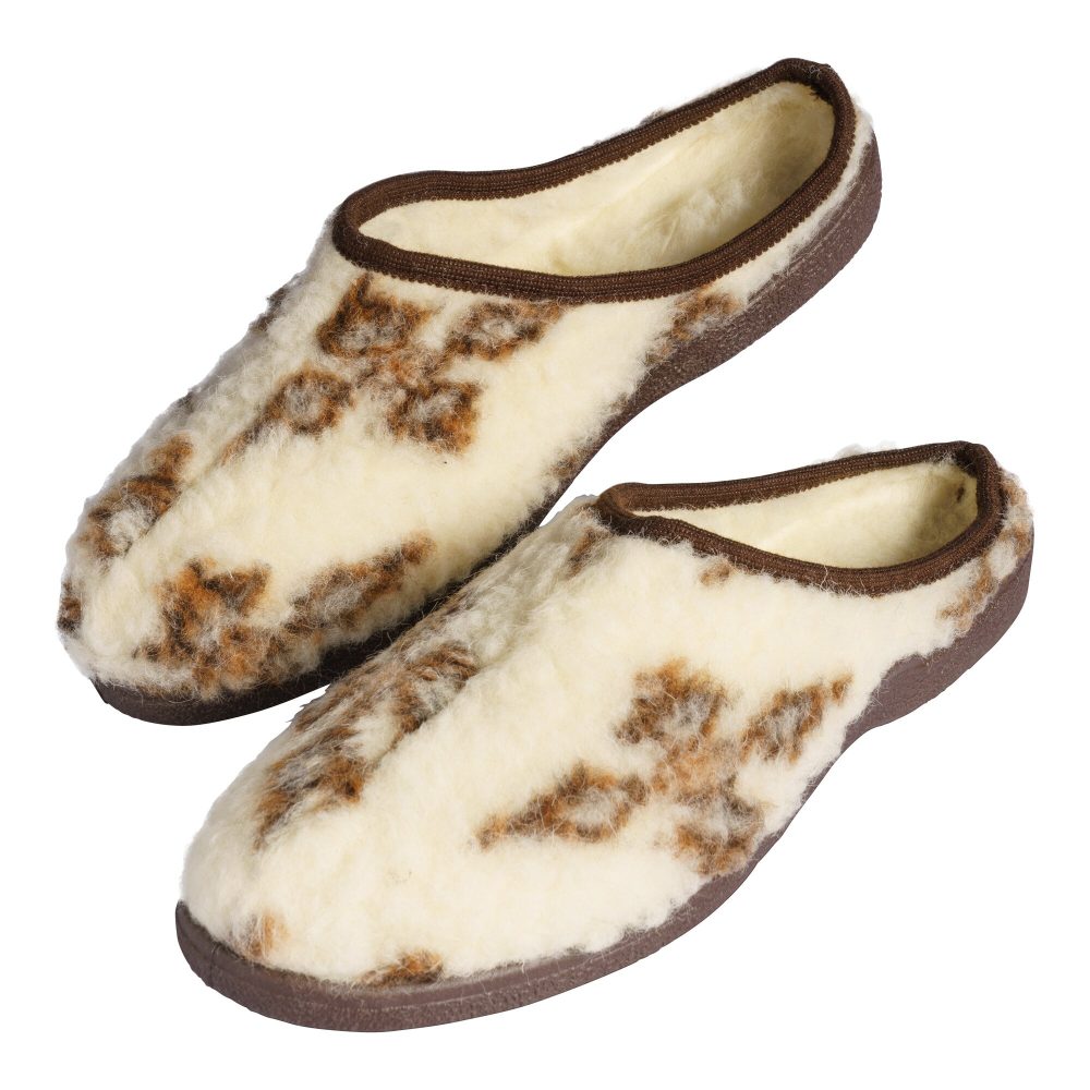 Schurwoll-Pantolette, Größe: 37