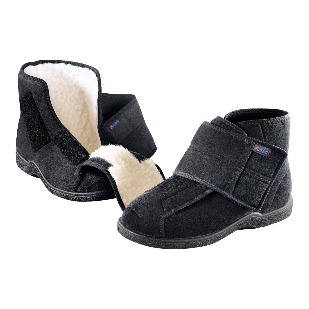 Nano-Stiefel mit Wollfutter, Größe: 44, schwarz
