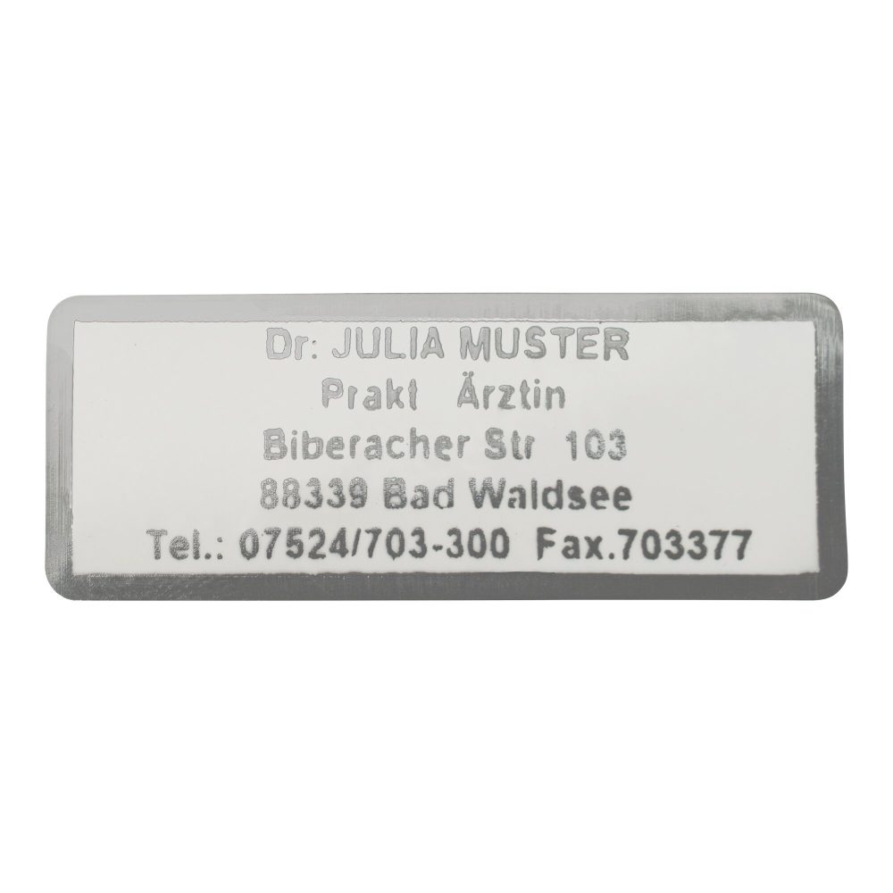 Namensaufkleber 