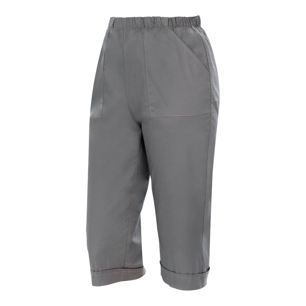 Capri-Hose, Größe: S, grau