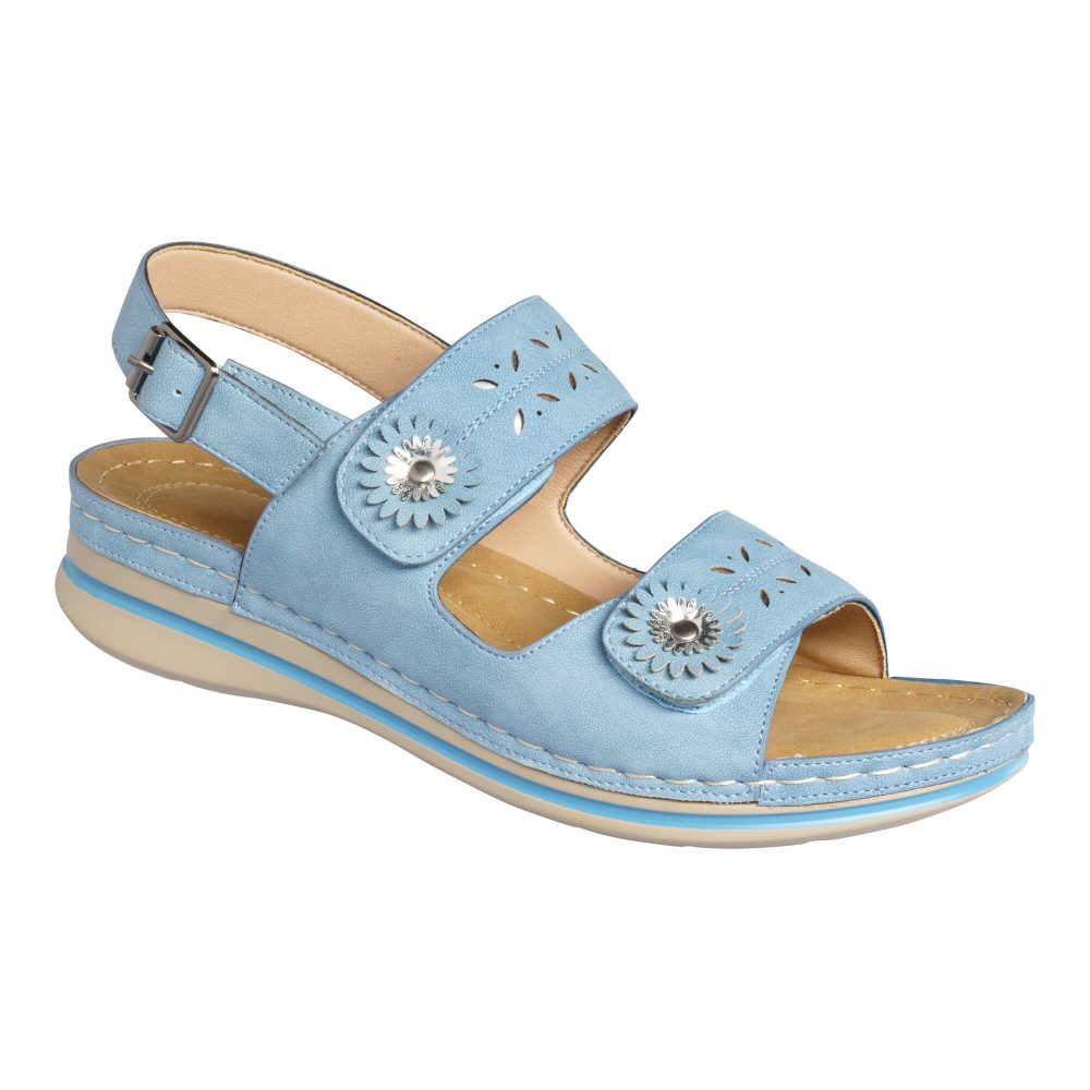 wonderwalk Bequem-Klettsandalette 