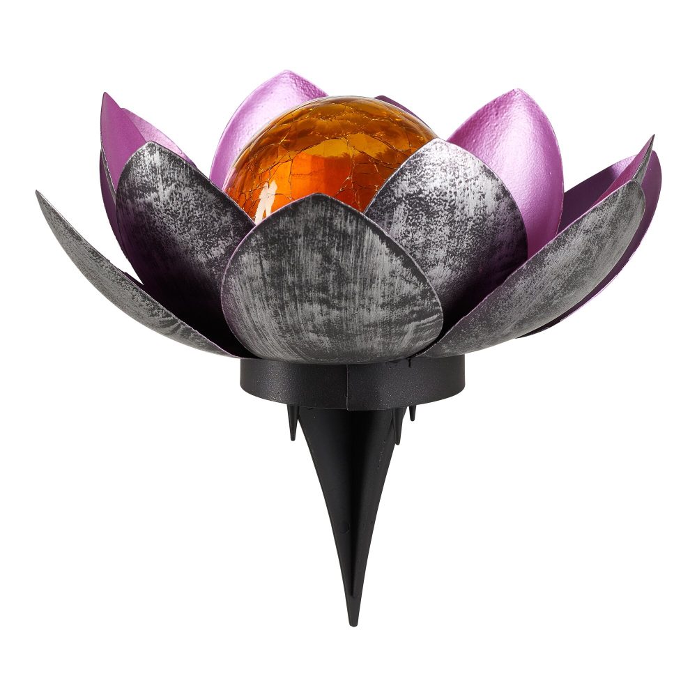 Solar-Lotusblume, lila