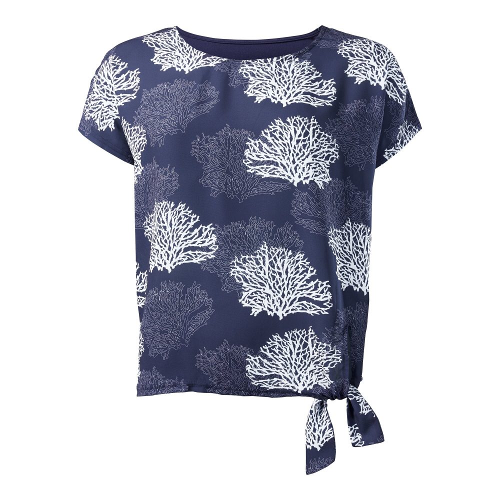 Knoten-T-Shirt, Größe: S