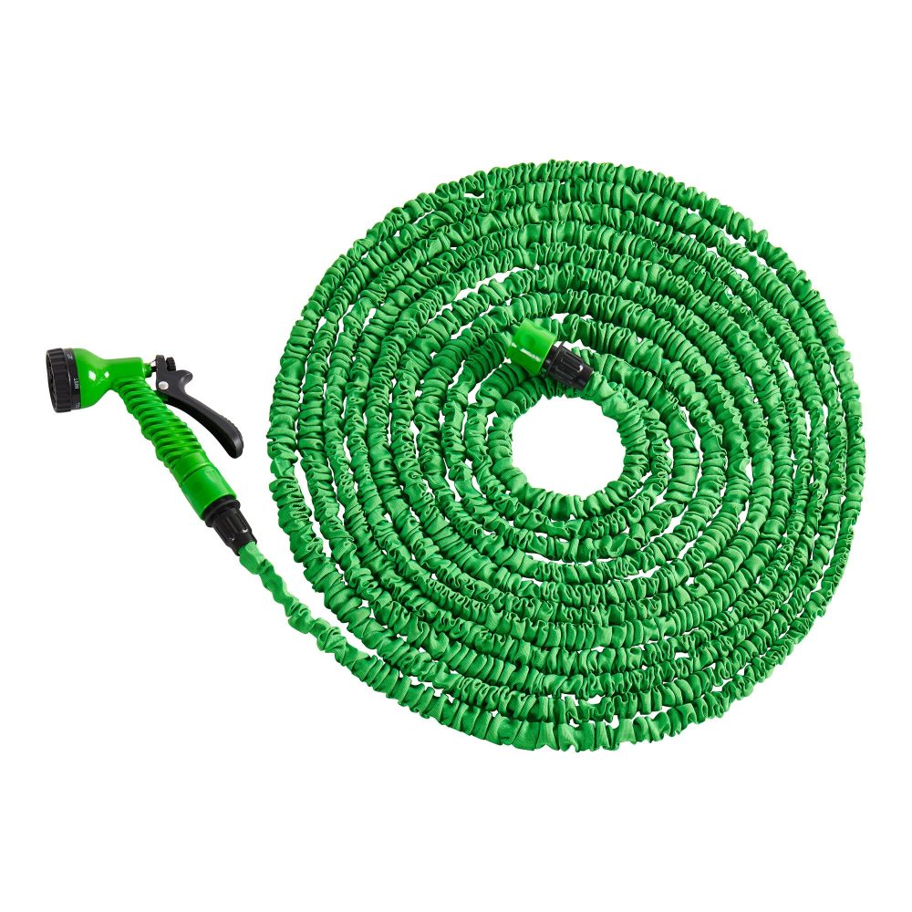 ?Flexibler Gartenschlauch + Gratis Sprühkopf