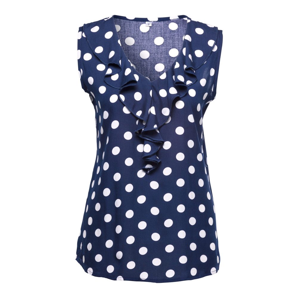 Damenbluse ?Punkte?, Größe: XL