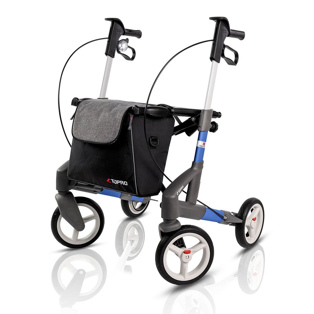 Rollator Troja 5G S, faltbar, höhenverstellbar, blau