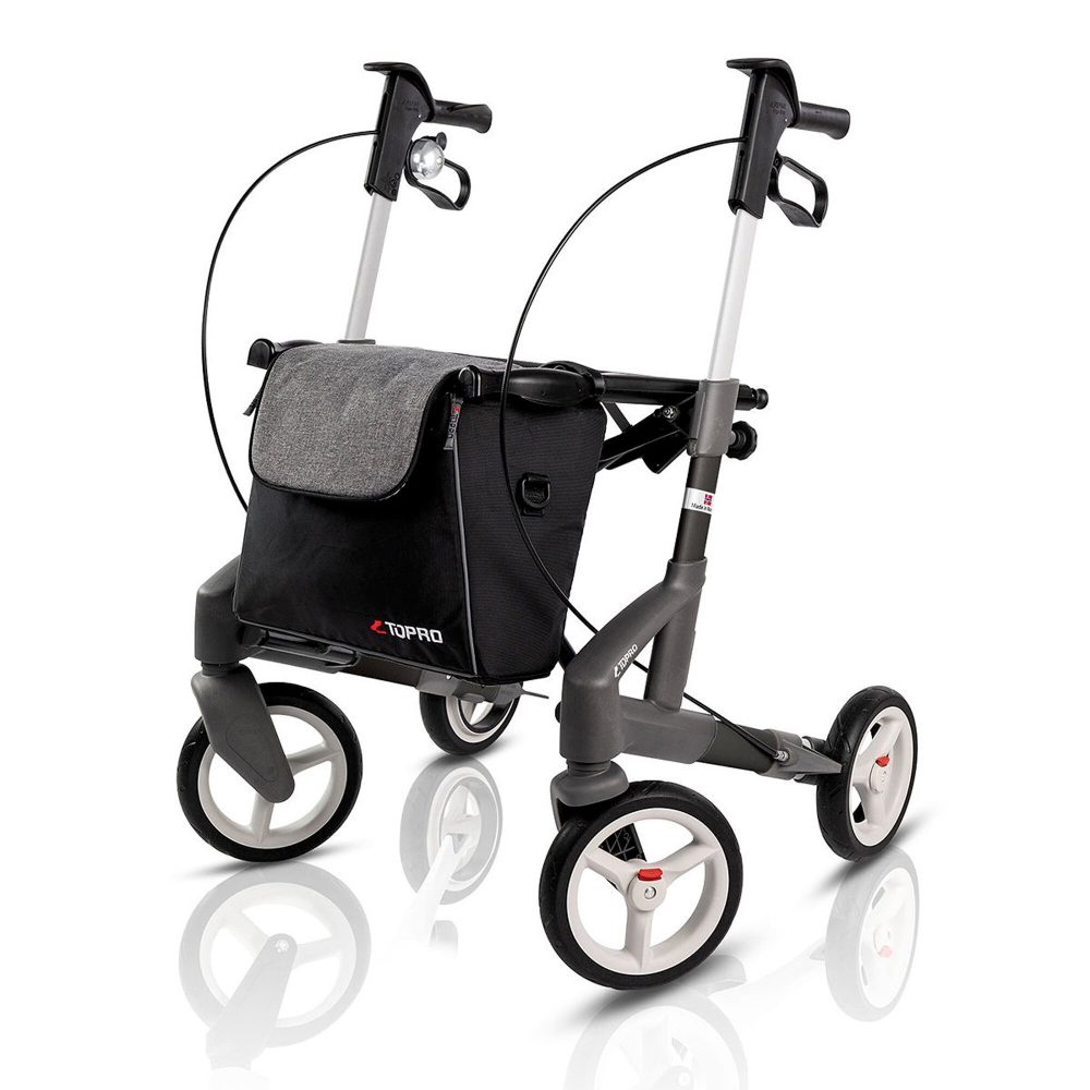 Rollator Troja 5G S, faltbar, höhenverstellbar, schwarz