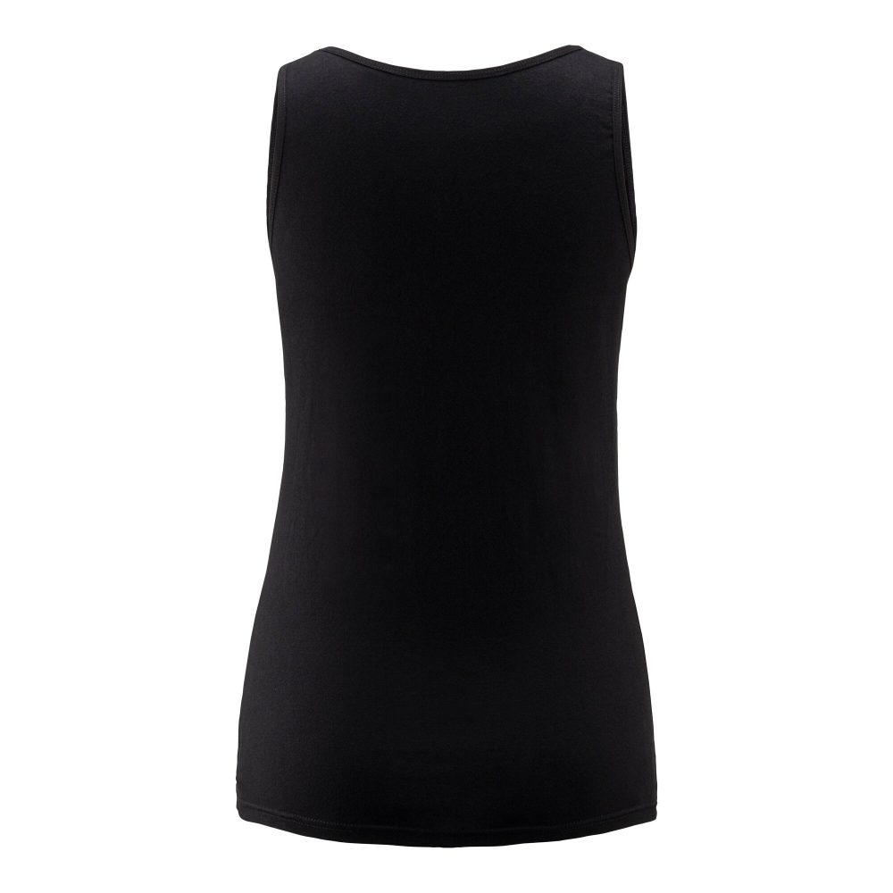 Damen Unterhemd Comfort, 2 Stück, Größe: M, schwarz