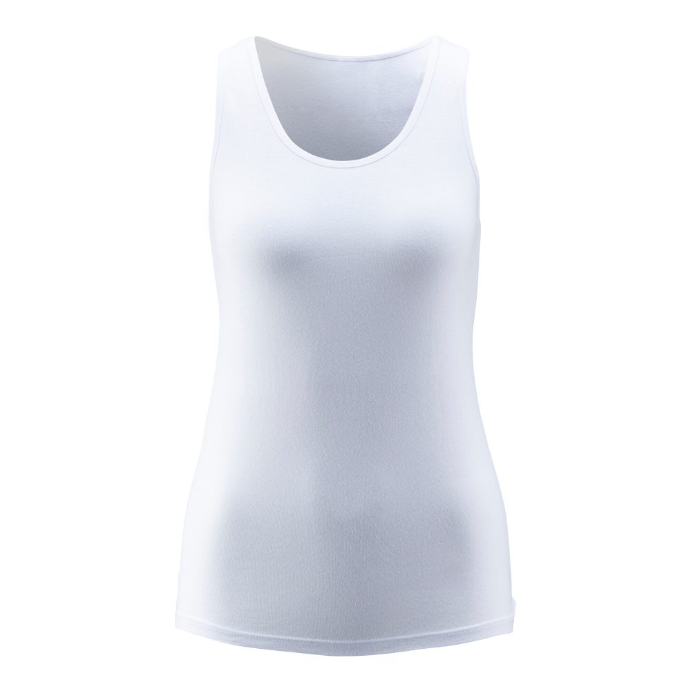 Damen Unterhemd Comfort, 2 Stück, Größe: S, weiß