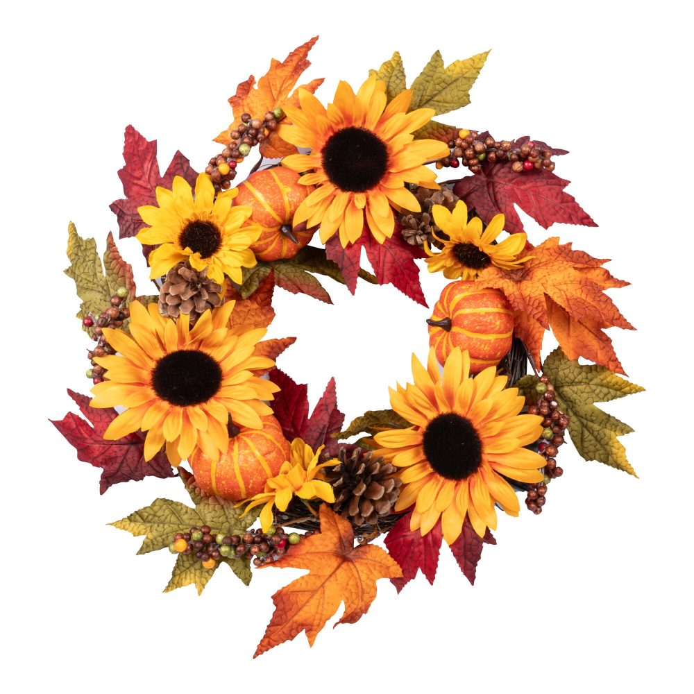 LED-Kranz ?Goldener Herbst?