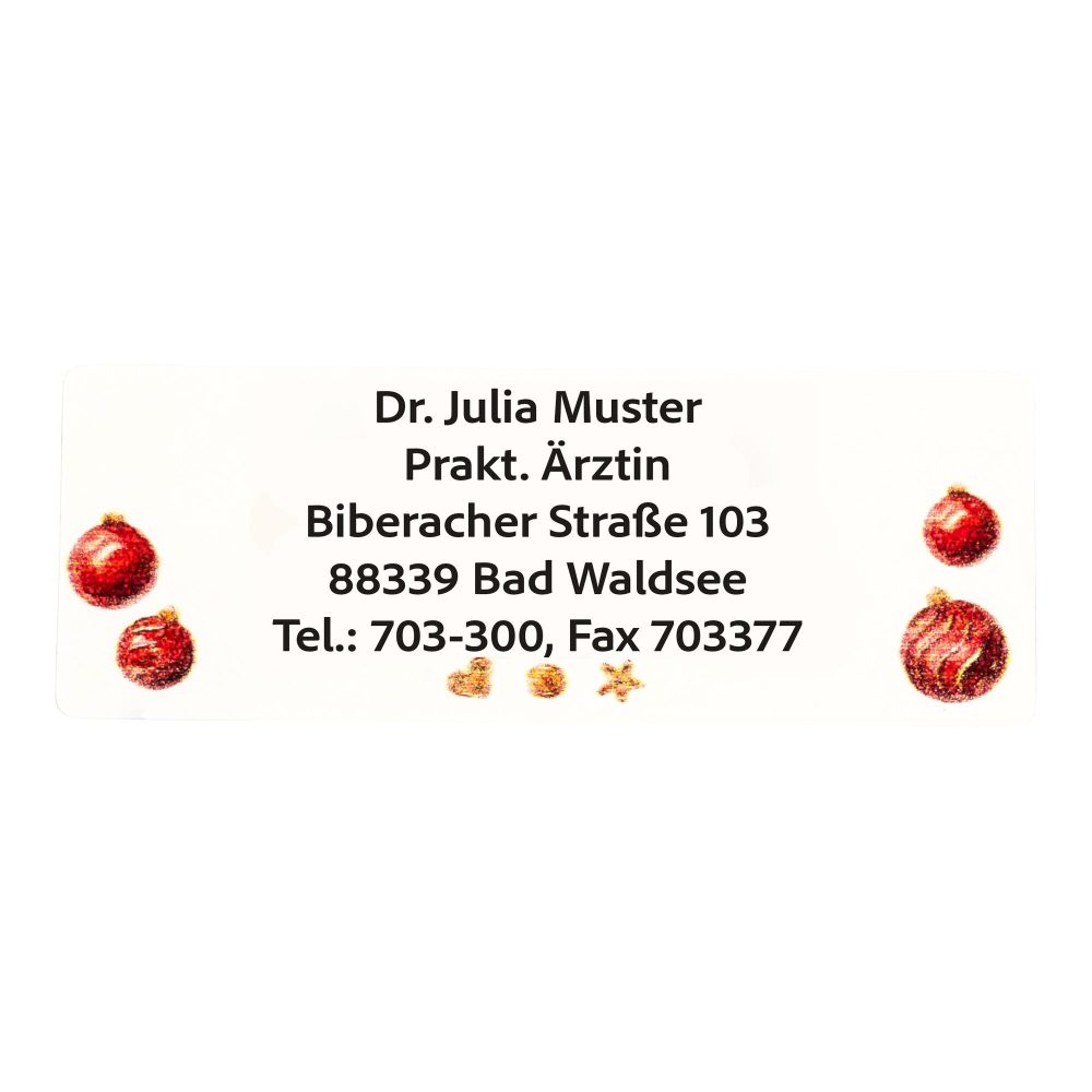 Namensaufkleber 
