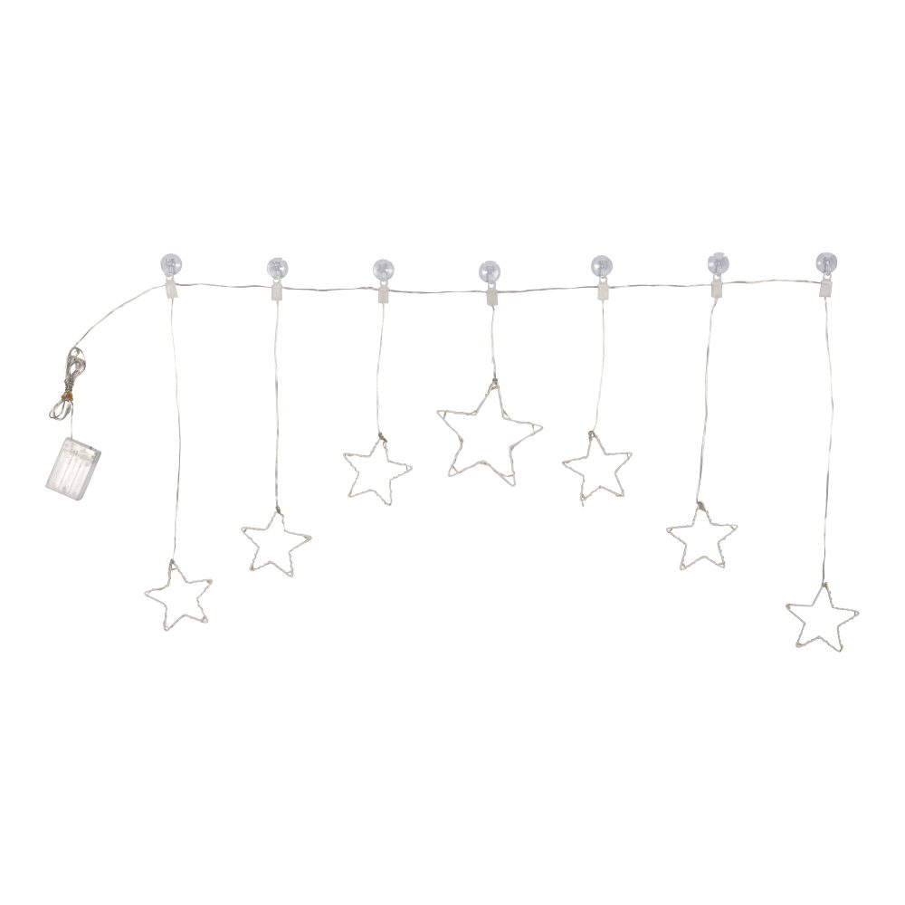 LED-Deko ?Sternen-Vorhang?