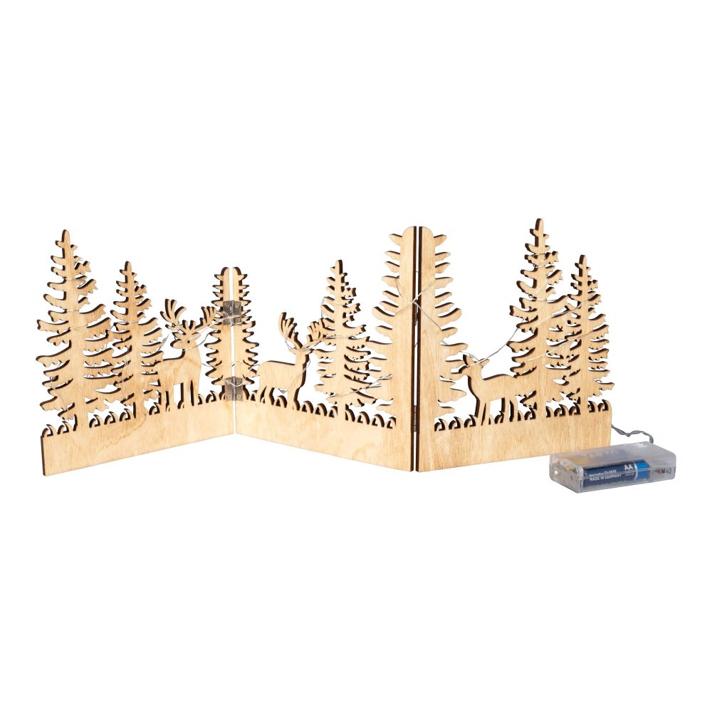 LED-Holzaufsteller ?faltbar?