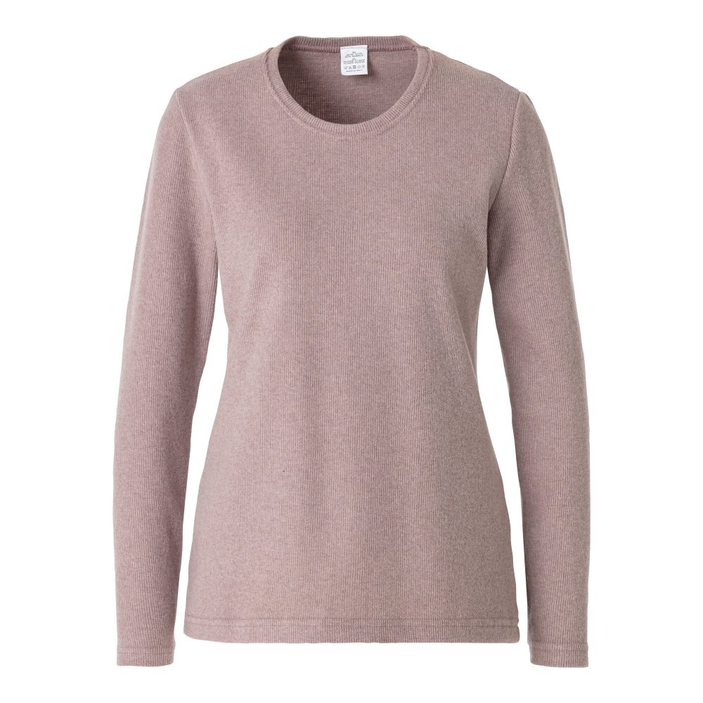 Warmer Damen- Pullover, fein gerippt, Größe: S