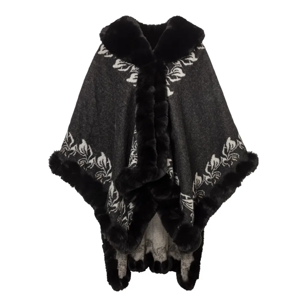 Kuschel-Poncho ?Elegant?